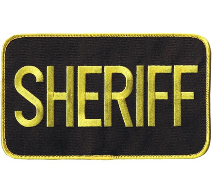 Texas Sheriff Badge Patch